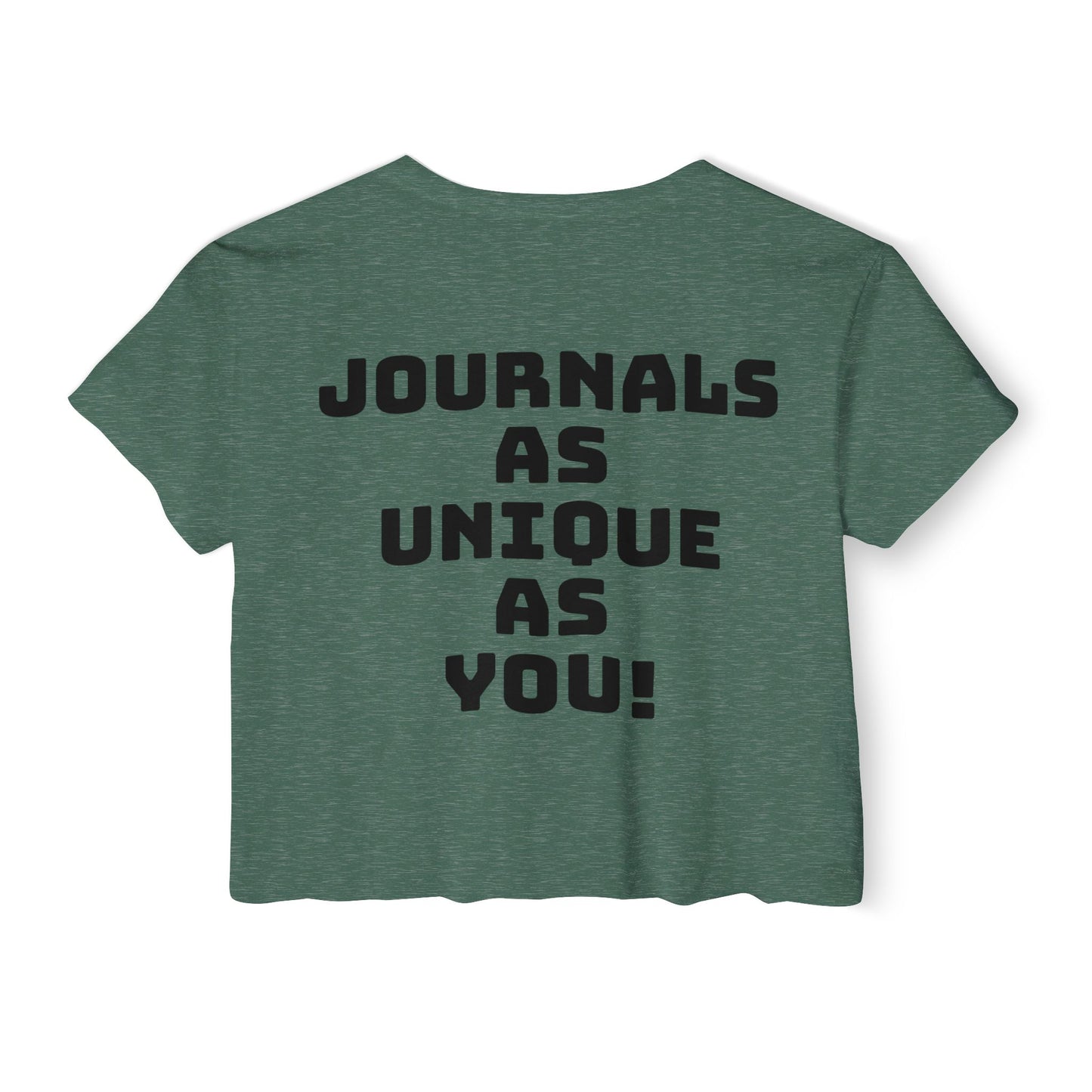 Lavender Sage Logo Women's Festival Crop Top - Unique Journals Inspired Design