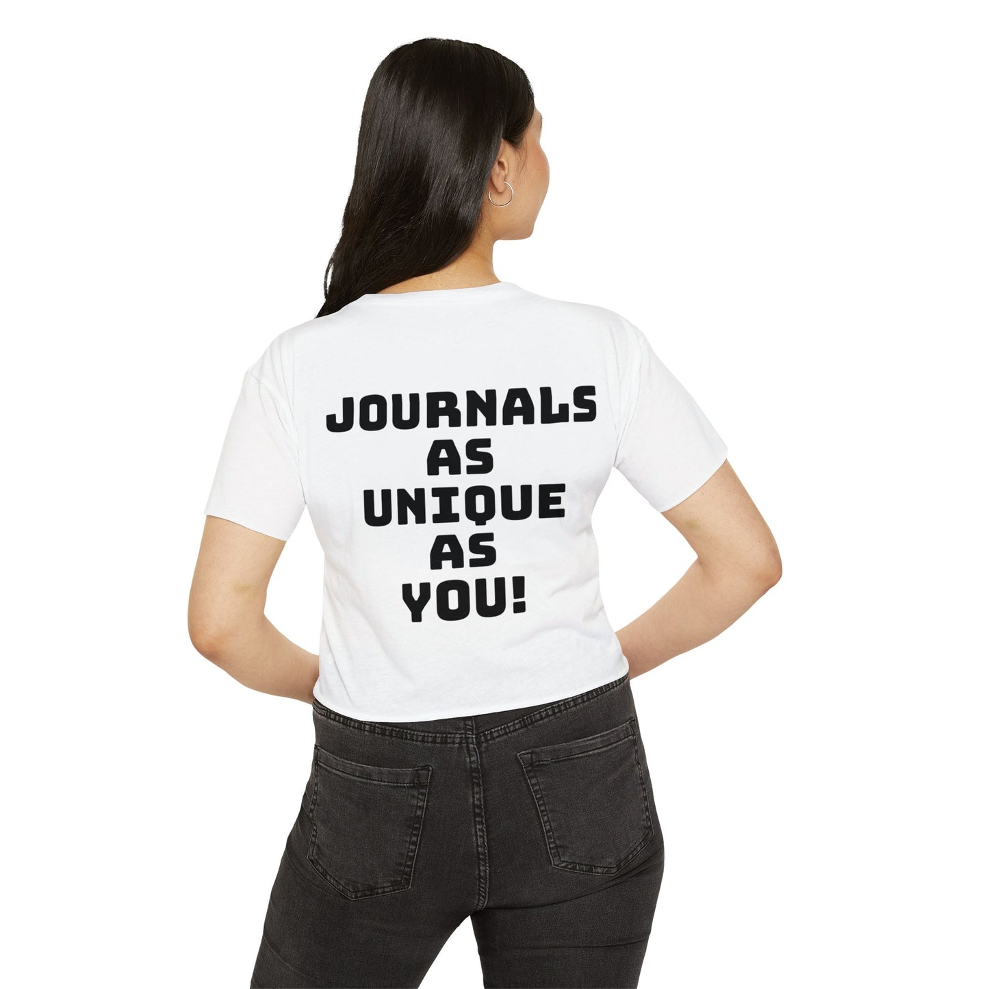 Lavender Sage Logo Women's Festival Crop Top - Unique Journals Inspired Design