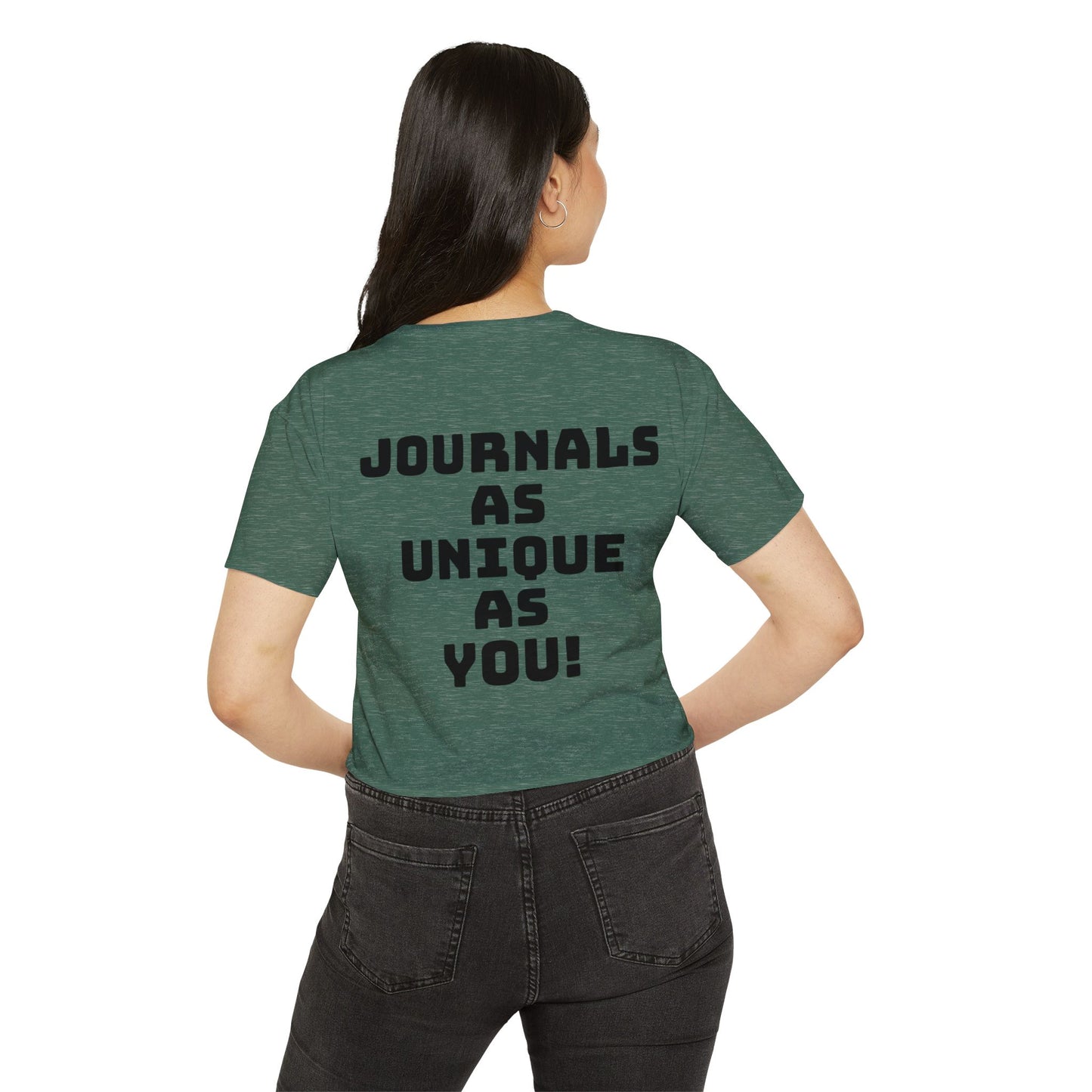 Lavender Sage Logo Women's Festival Crop Top - Unique Journals Inspired Design