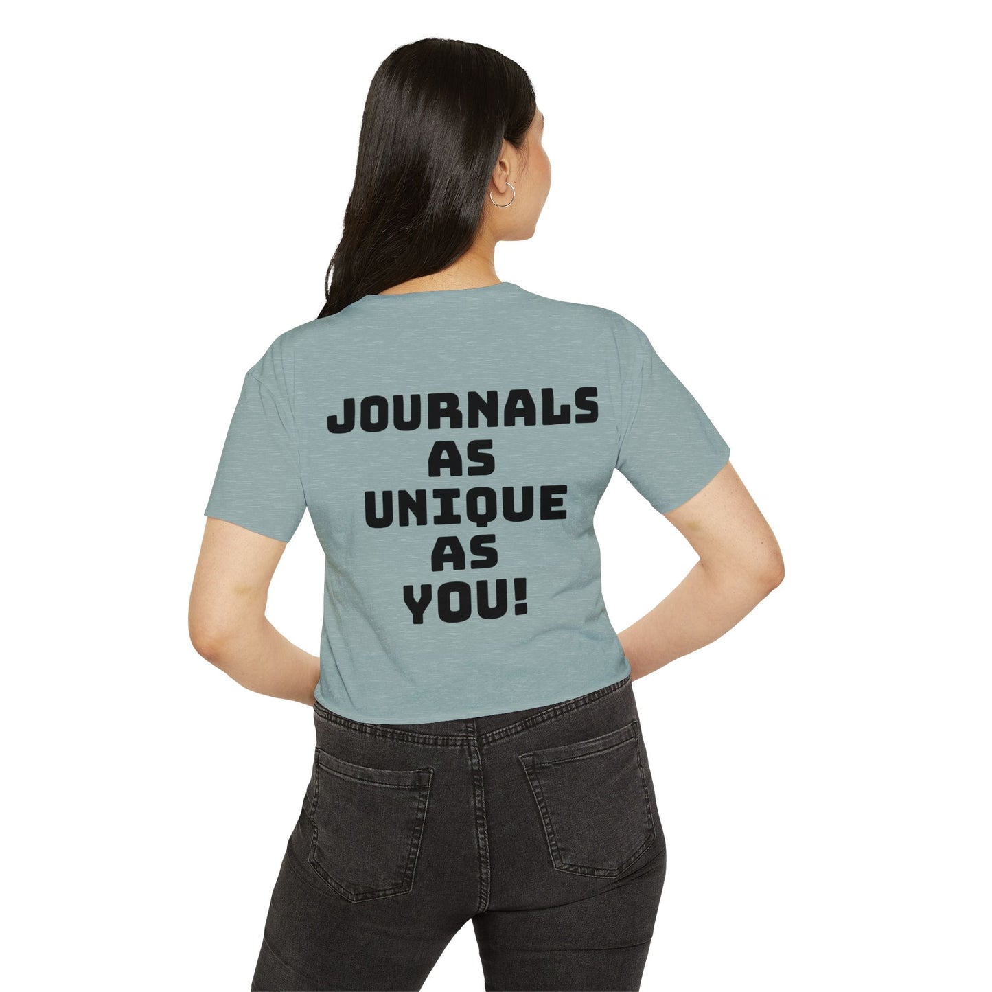 Lavender Sage Logo Women's Festival Crop Top - Unique Journals Inspired Design