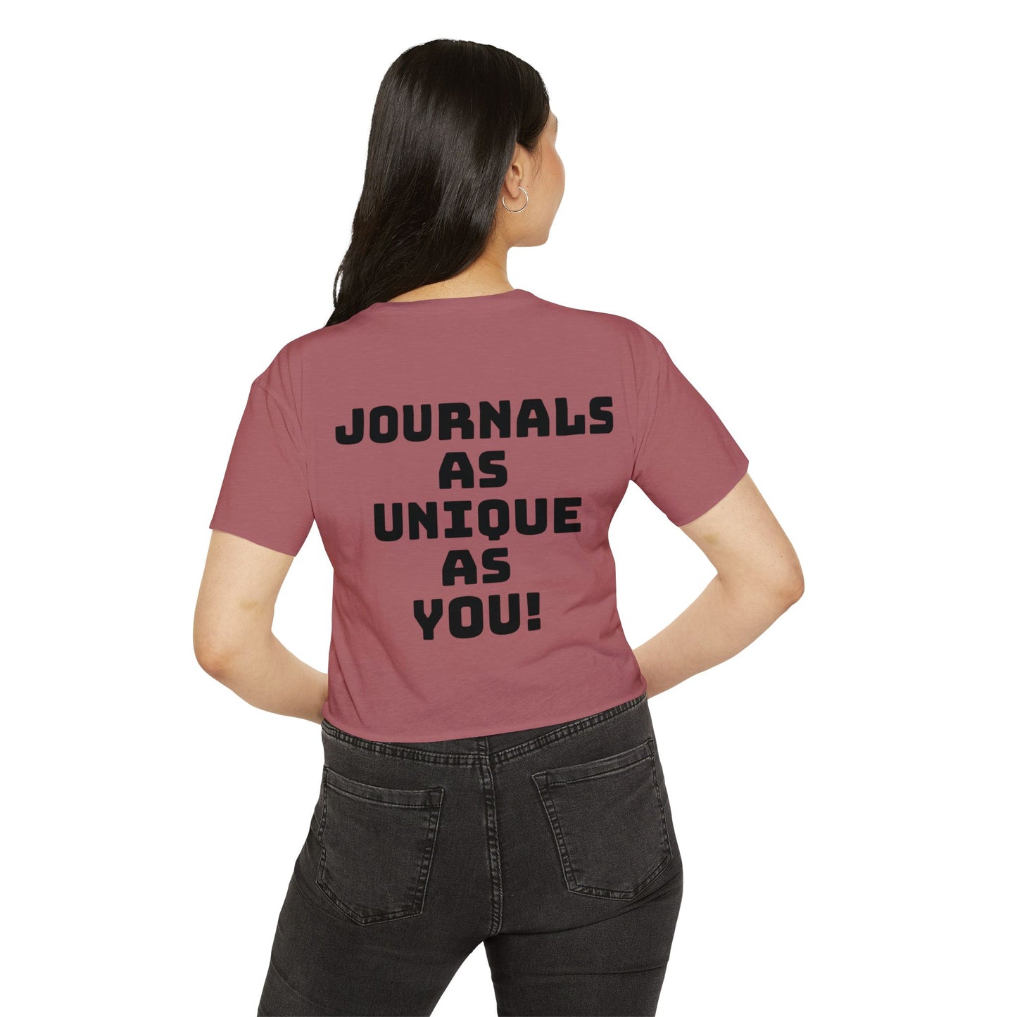 Lavender Sage Logo Women's Festival Crop Top - Unique Journals Inspired Design
