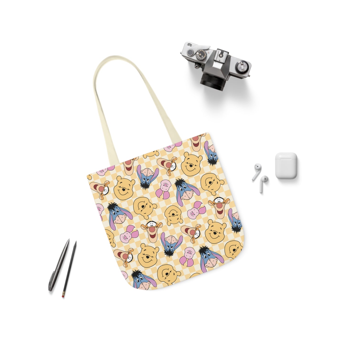 Cute Cartoon Character Canvas Tote Bag