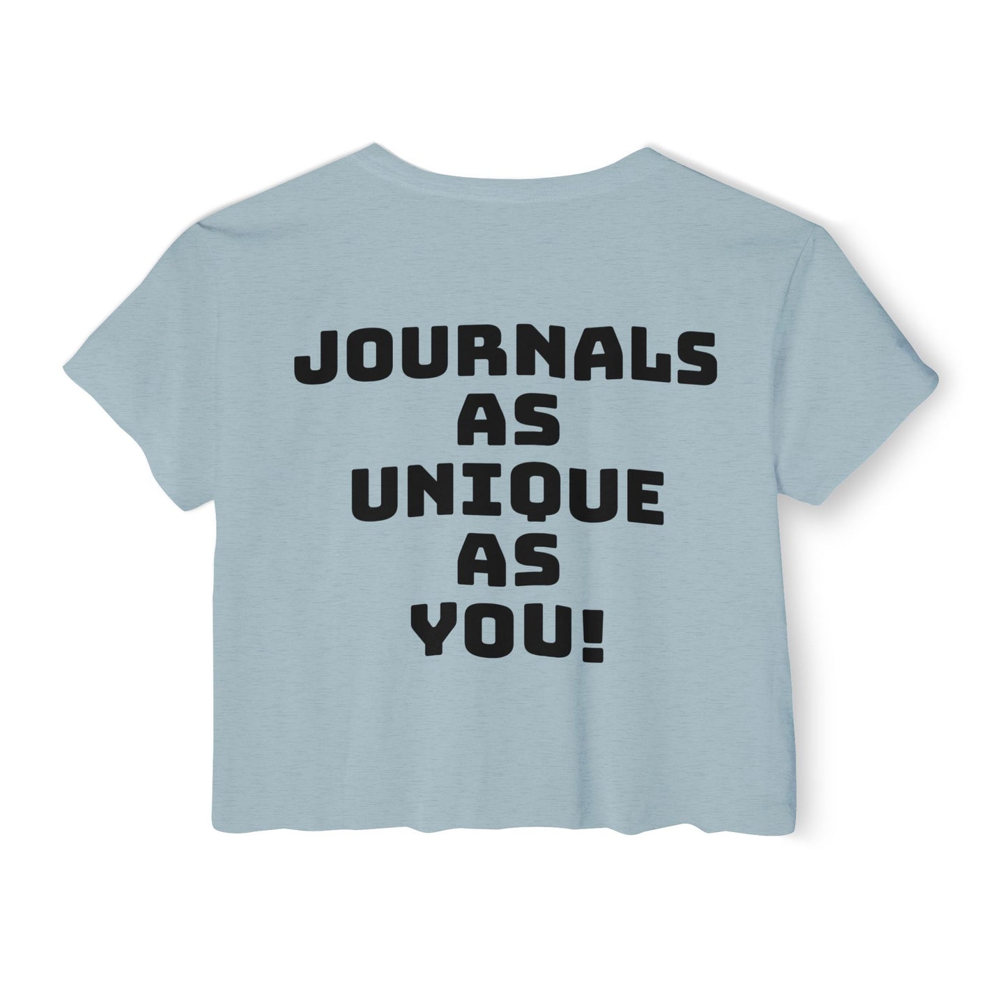 Lavender Sage Logo Women's Festival Crop Top - Unique Journals Inspired Design