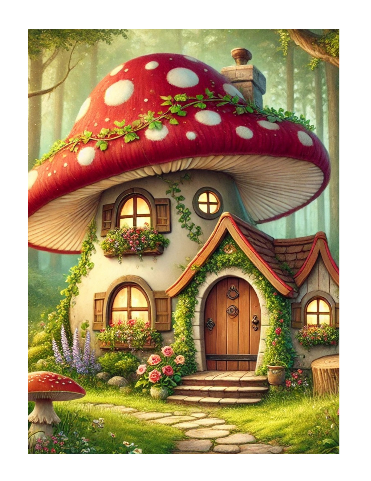 Mushroom Meadow: Refillable Notebooks for Nature's Dreamers