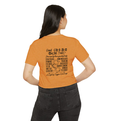 Good Girl World Tour Women's Festival Crop Top