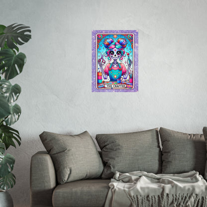 Crafty Skeleton Tarot Fine Art Poster