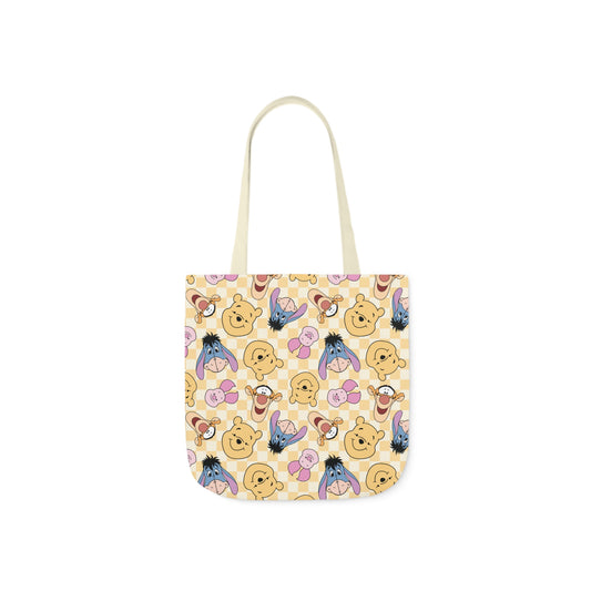 Cute Cartoon Character Canvas Tote Bag