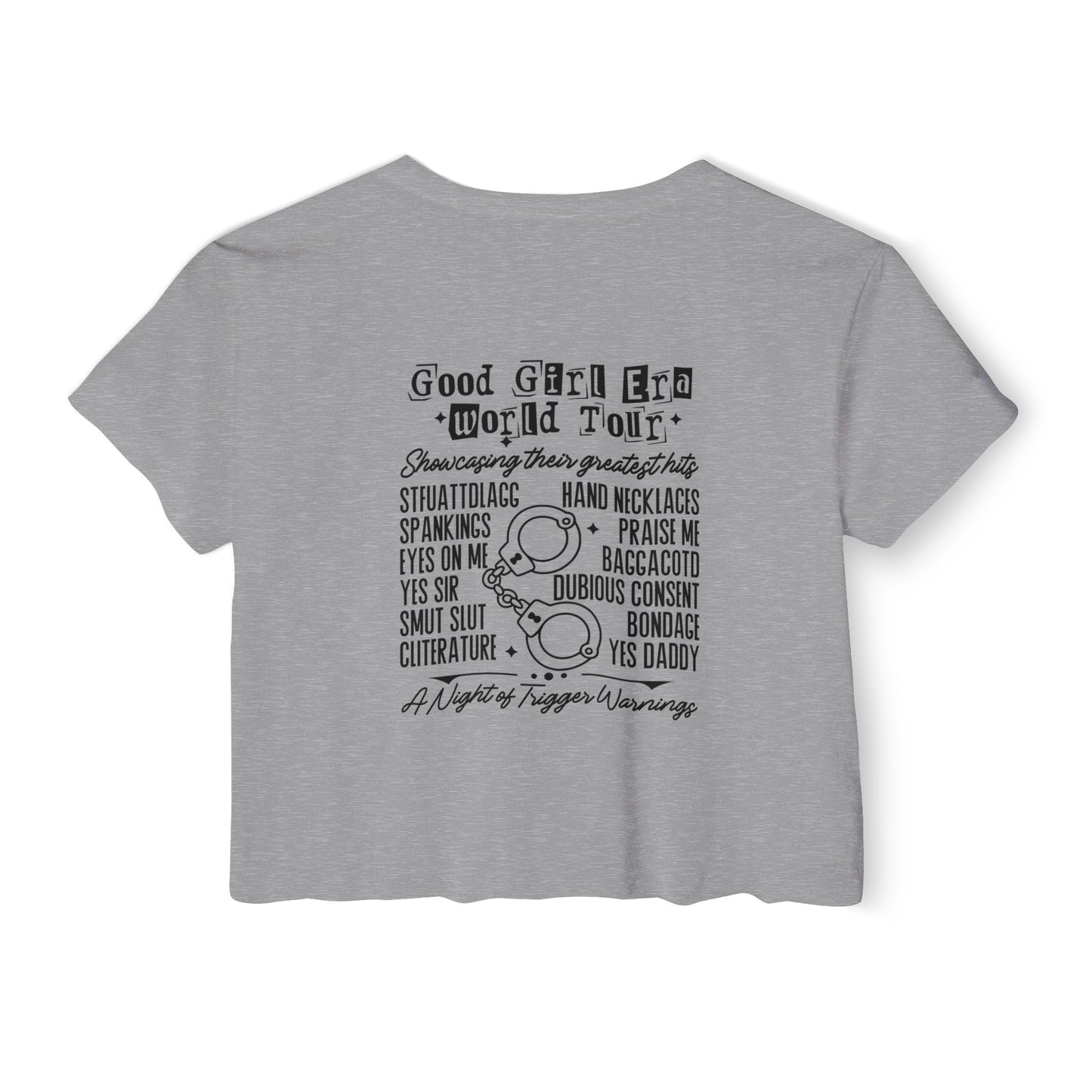 Good Girl World Tour Women's Festival Crop Top