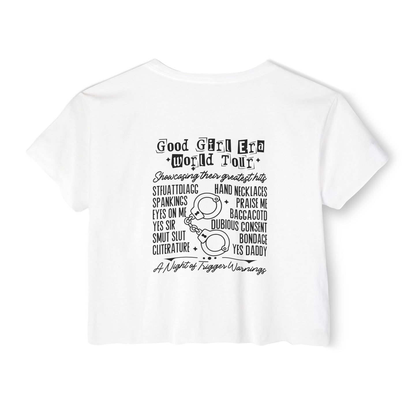 Good Girl World Tour Women's Festival Crop Top