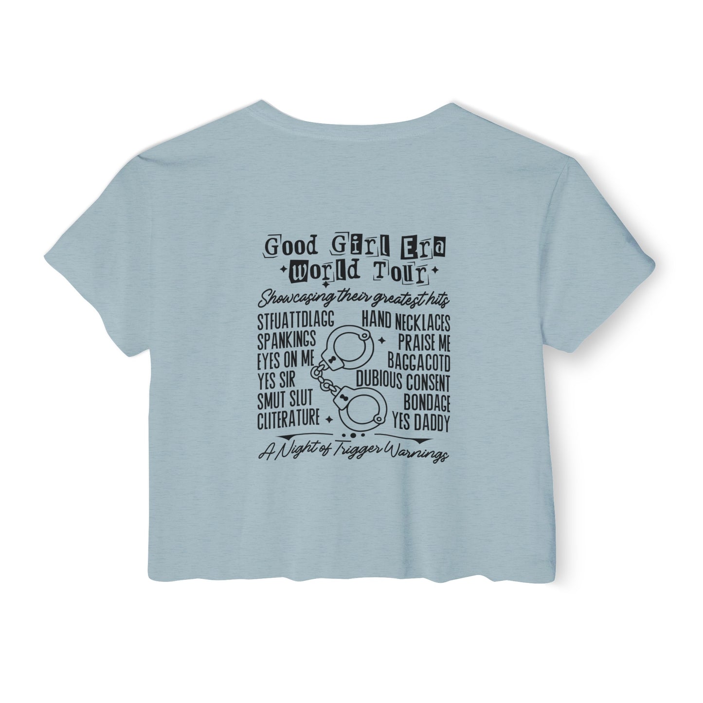 Good Girl World Tour Women's Festival Crop Top