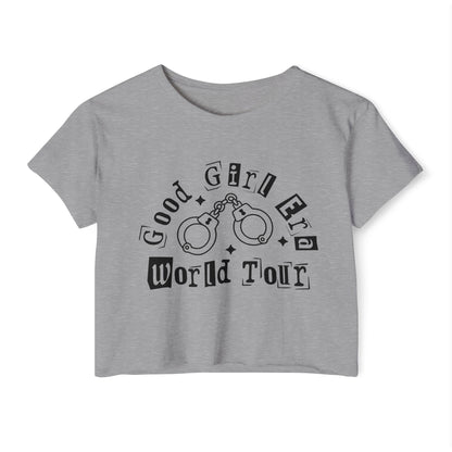 Good Girl World Tour Women's Festival Crop Top