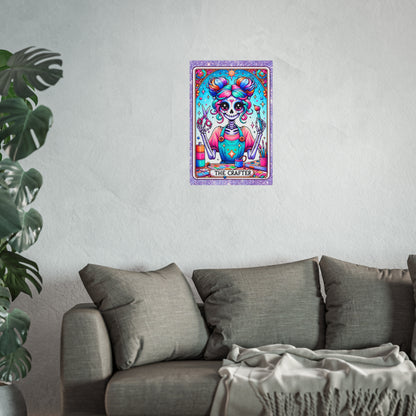 Crafty Skeleton Tarot Fine Art Poster