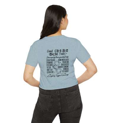 Good Girl World Tour Women's Festival Crop Top