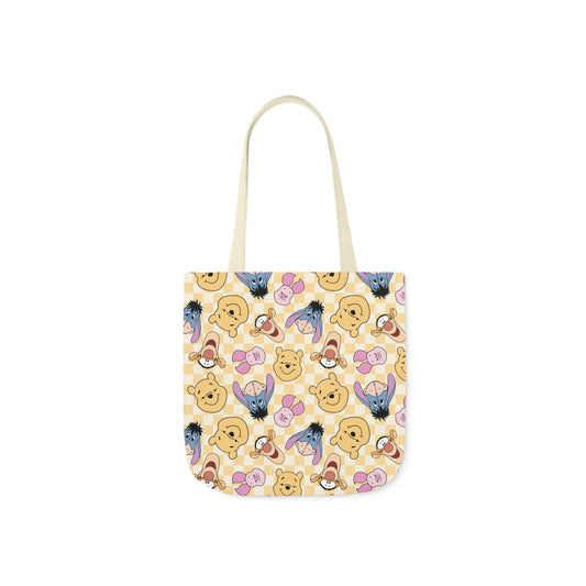 Cute Cartoon Character Canvas Tote Bag