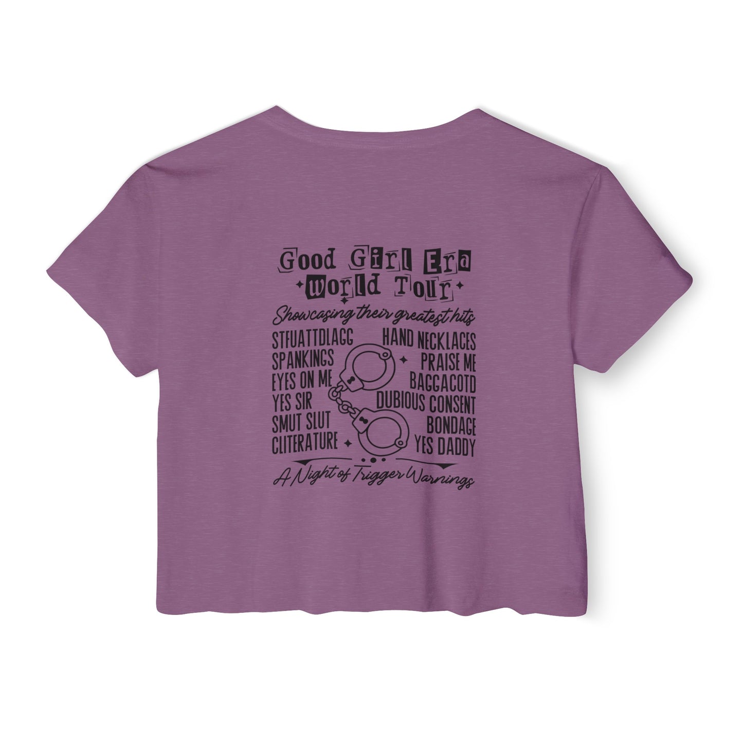 Good Girl World Tour Women's Festival Crop Top