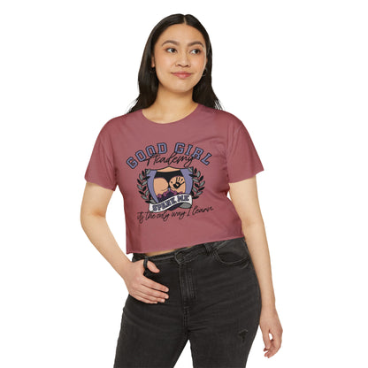 Good Girl Women's Festival Crop Top