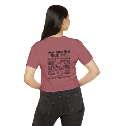 Good Girl World Tour Women's Festival Crop Top