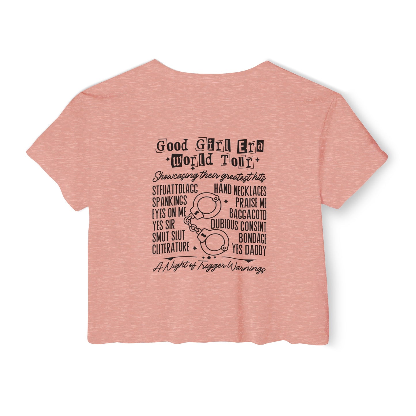 Good Girl World Tour Women's Festival Crop Top