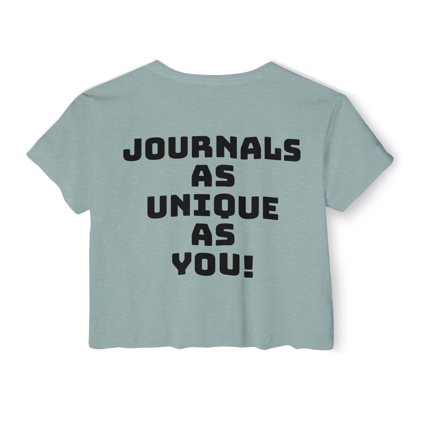 Lavender Sage Logo Women's Festival Crop Top - Unique Journals Inspired Design
