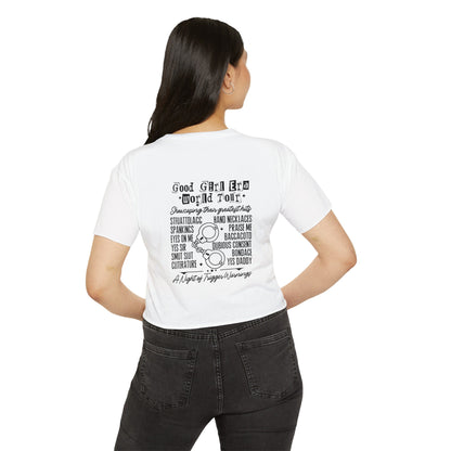 Good Girl World Tour Women's Festival Crop Top