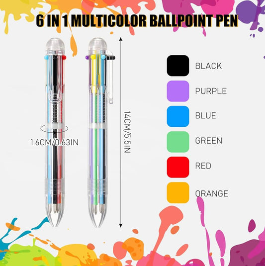 6-in-1 Color Ink Pen