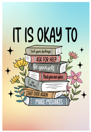Mindful Reflections: Mental Health-Inspired Refillable Notebooks