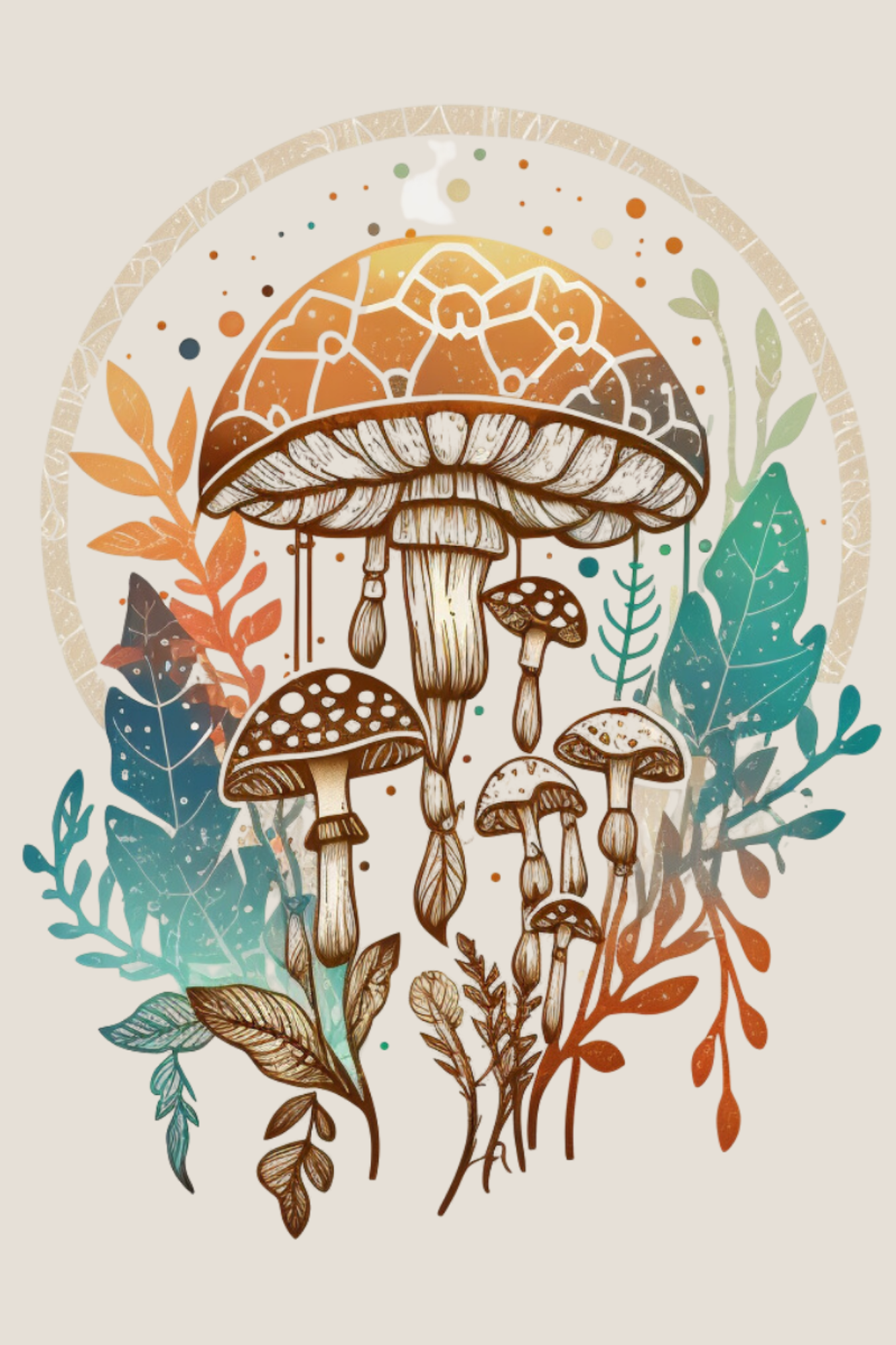 Mushroom Meadow: Refillable Notebooks for Nature's Dreamers